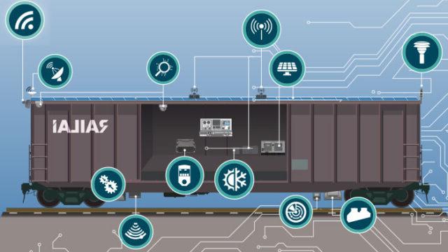 Point cloud data from Tetra Tech’s RailAI and automation system that modernizes rail track inspection